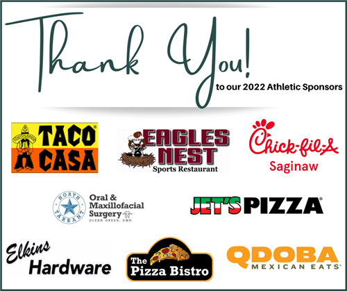 Thank You to our 2022 Athletic Sponsors